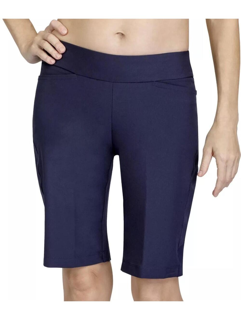 Tail Women Active Seams Mesh Insert 11" Inseam Golf Shorts Navy Night Size 2 NWT